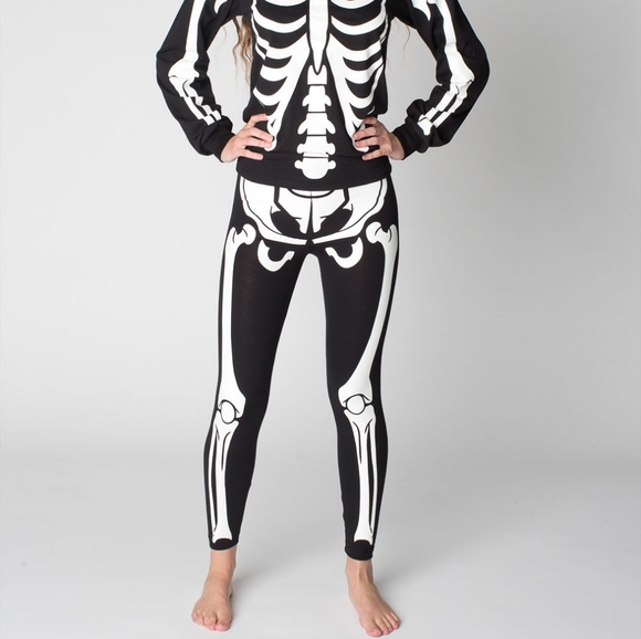American Apparel Pants - American Apparel skeleton legging 💀